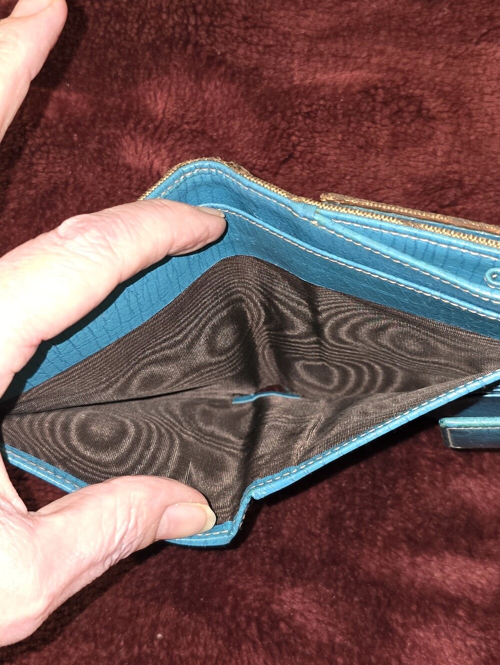 Bundle For Glt9923 Gucci GG Canvas Horsebit compact wallet W Turquoise Leather - Picture 8 of 16